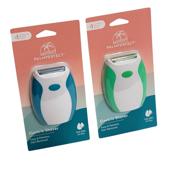 Electric Shaver Razor Cordless Set Blue Green - Picture 6 of 6